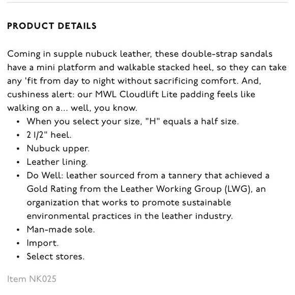 {madewell} heels -size 7 - Picture 5 of 5